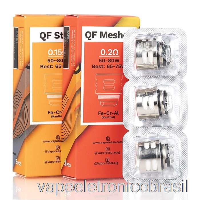 Bobinas De Substituição Vape Vaporesso Vaporesso Skrr Qf Bobinas De Malha Qf De 0,2 Ohm